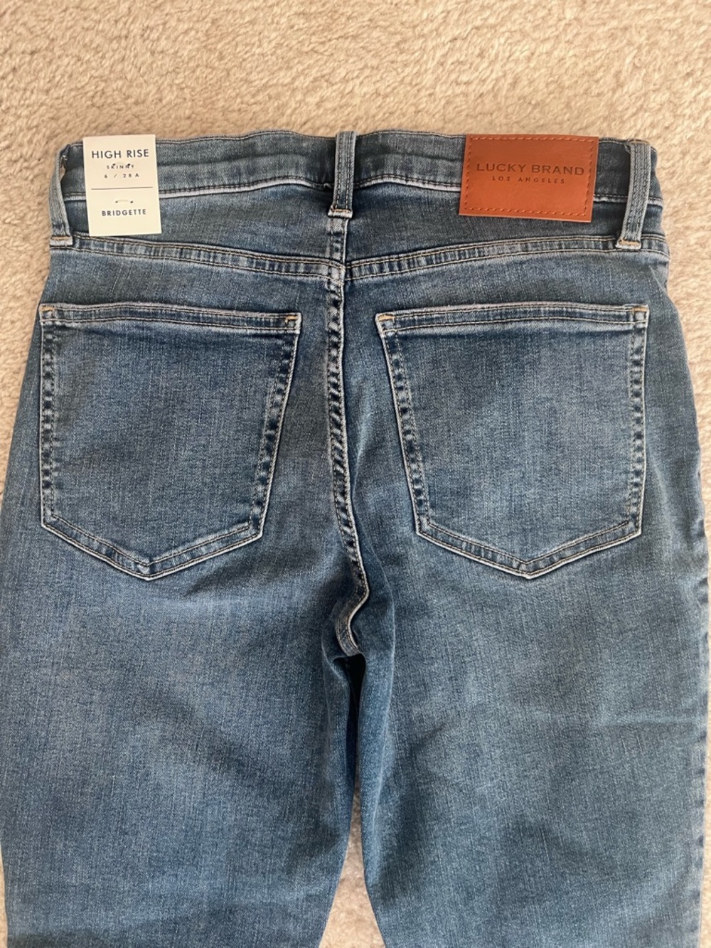 For SHADESNARTS ONLY
Lucky Brand Dark Wash High Rise Skinny Bridgette Jeans 28 - Picture 3 of 9